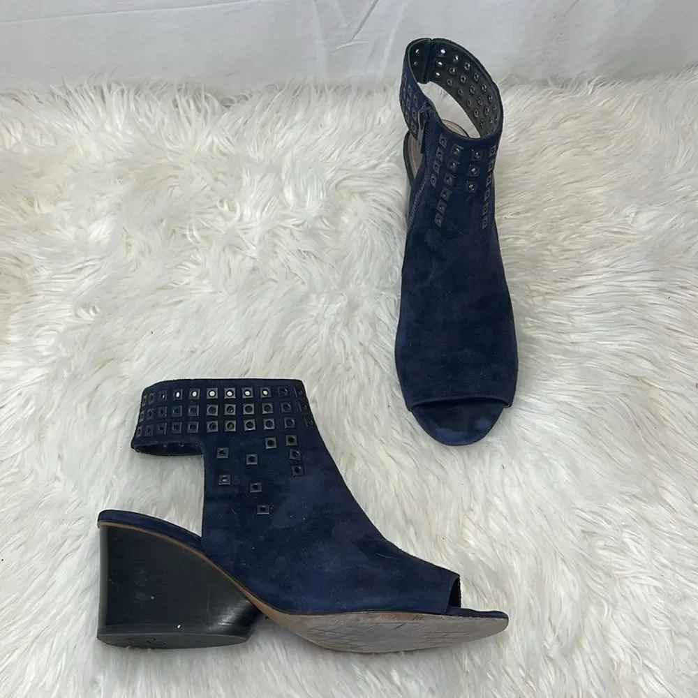 Donald J Pliner Jane SP Black‎ Kid Suede Heels Sz 10